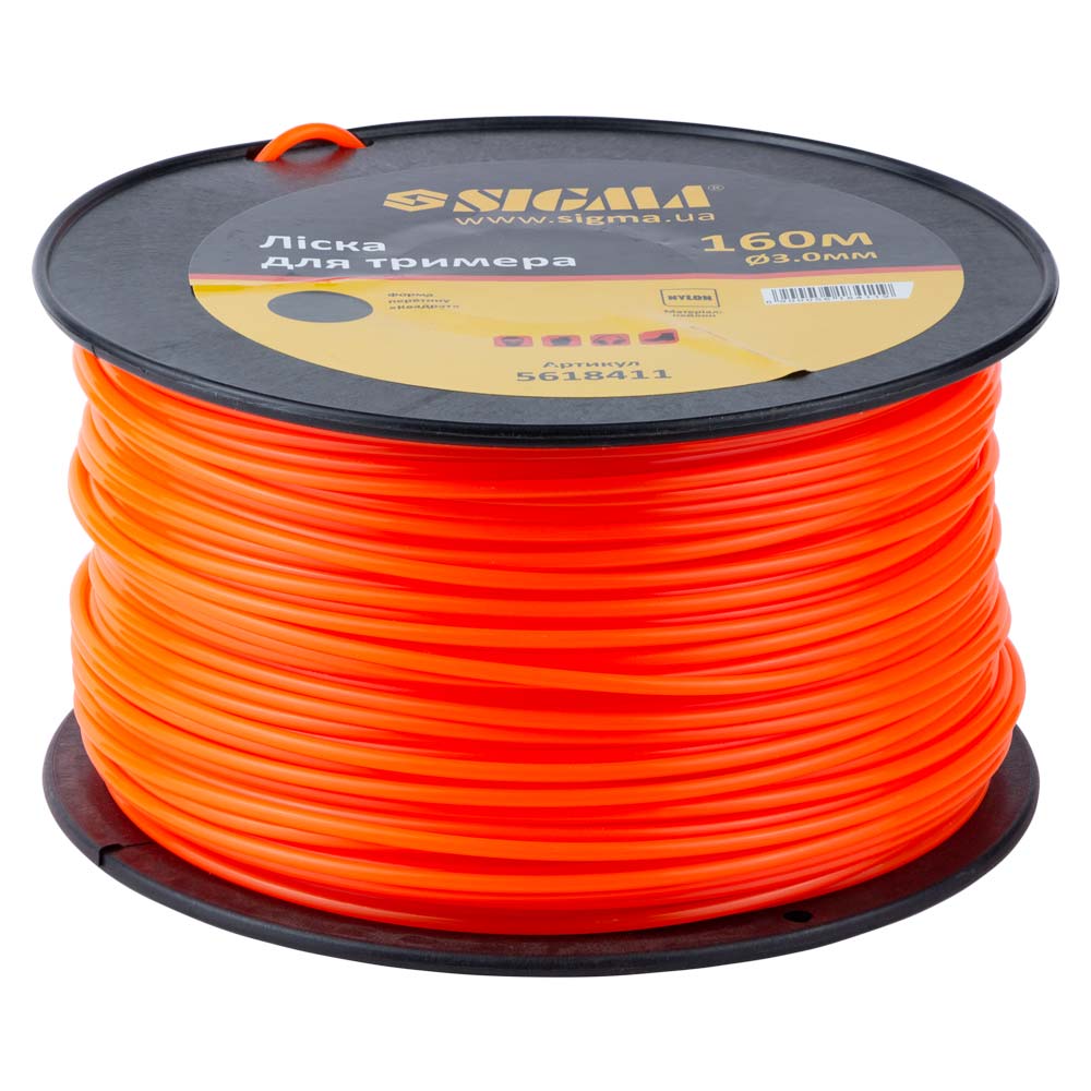 leska-sigma-dlia-trimmera-krug-3-0mm-160m-katushka-5618411
