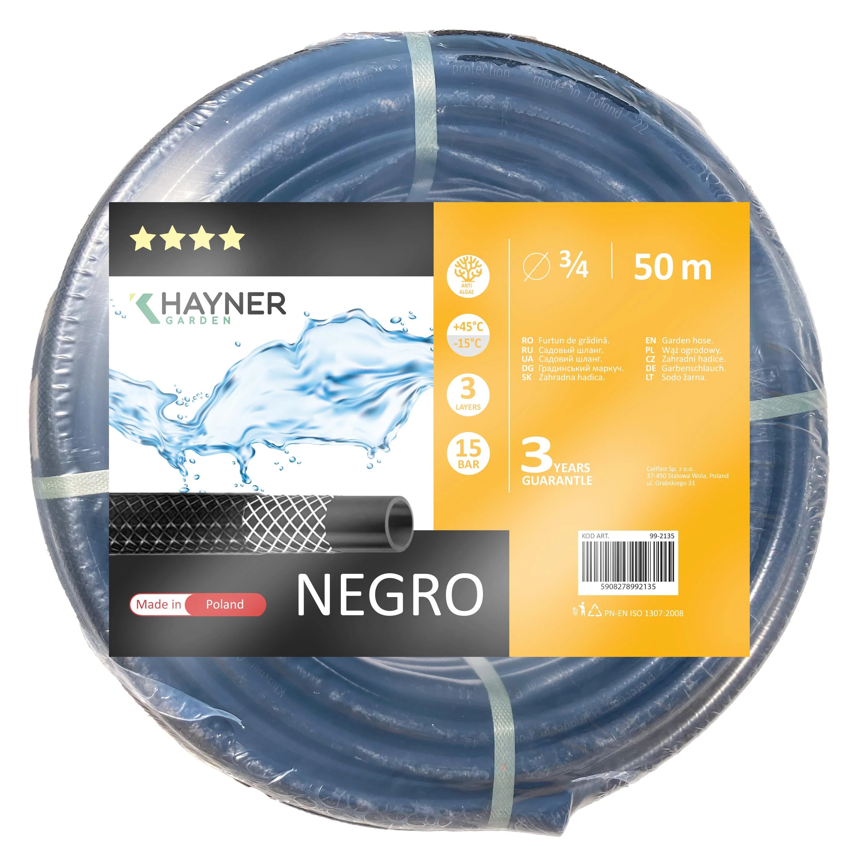 shlang-dlia-poliva-khayner-garden-negro-3-4-50-m-chernyi-2634361521