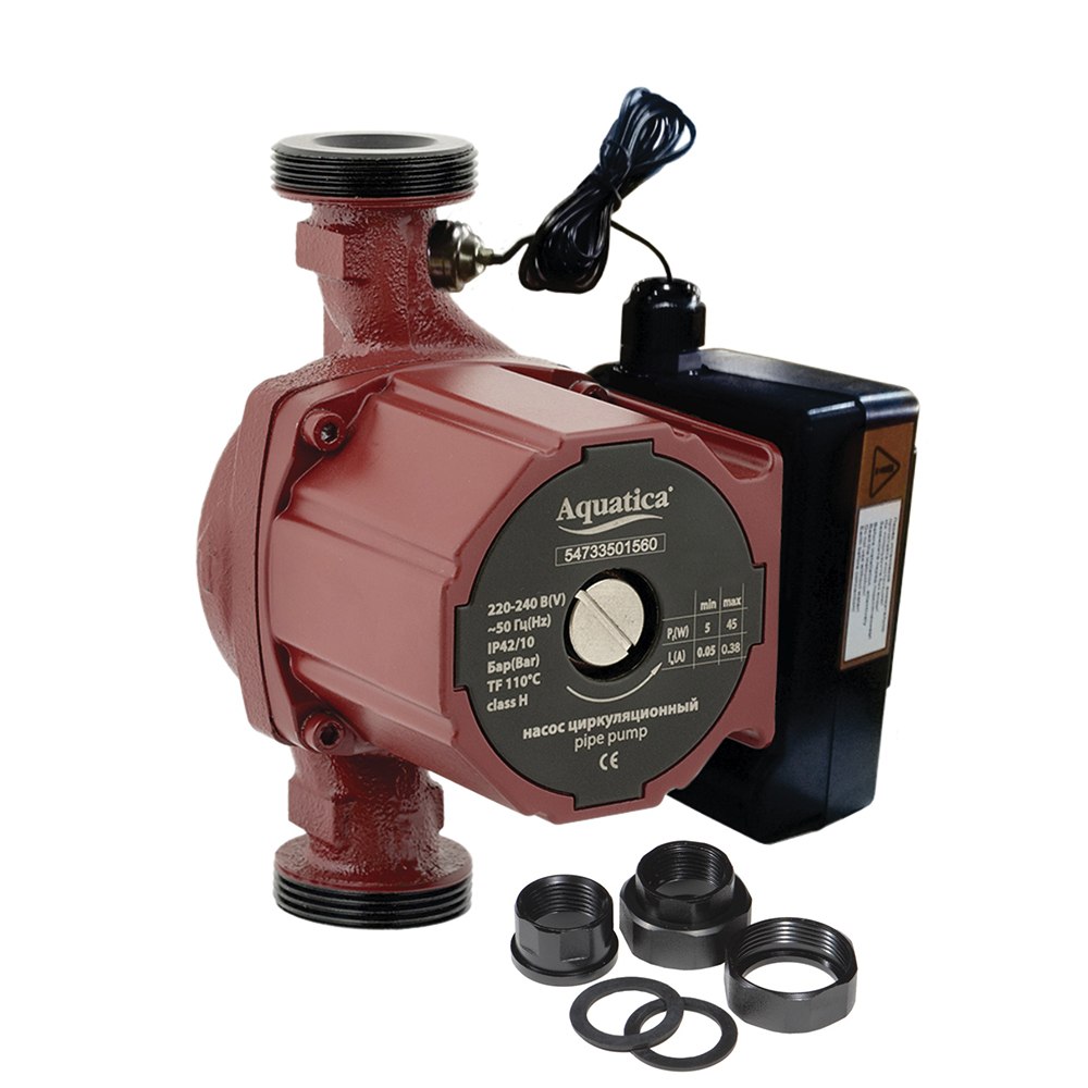 nasos-tsirkuliatsionnyi-s-termodatchikom-65vt-hmax-4m-qmax-63l-min-1-130mm-gaiki-aquatica-774011