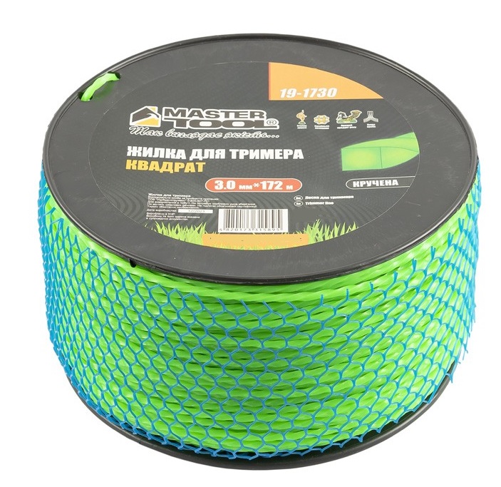 leska-dlia-trimmera-mastertool-kvadrat-kruchennyi-3-00-mm-172-m-katushka-19-1730
