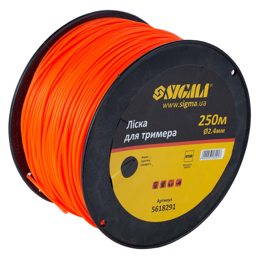 leska-sigma-dlia-trimmera-krug-2-4mm-250m-katushka-5618291