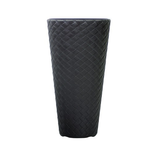 gorshok-s-kashpo-dlia-rastenii-prosperplast-matuba-slim-korichnevyi-8-23-l