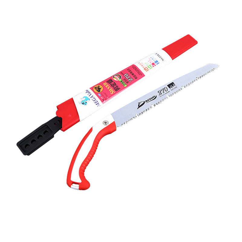 ruchnaia-sadovaia-nozhovka-izognutaia-daegun-270-mm-dlia-obrezki-vetok-red-white