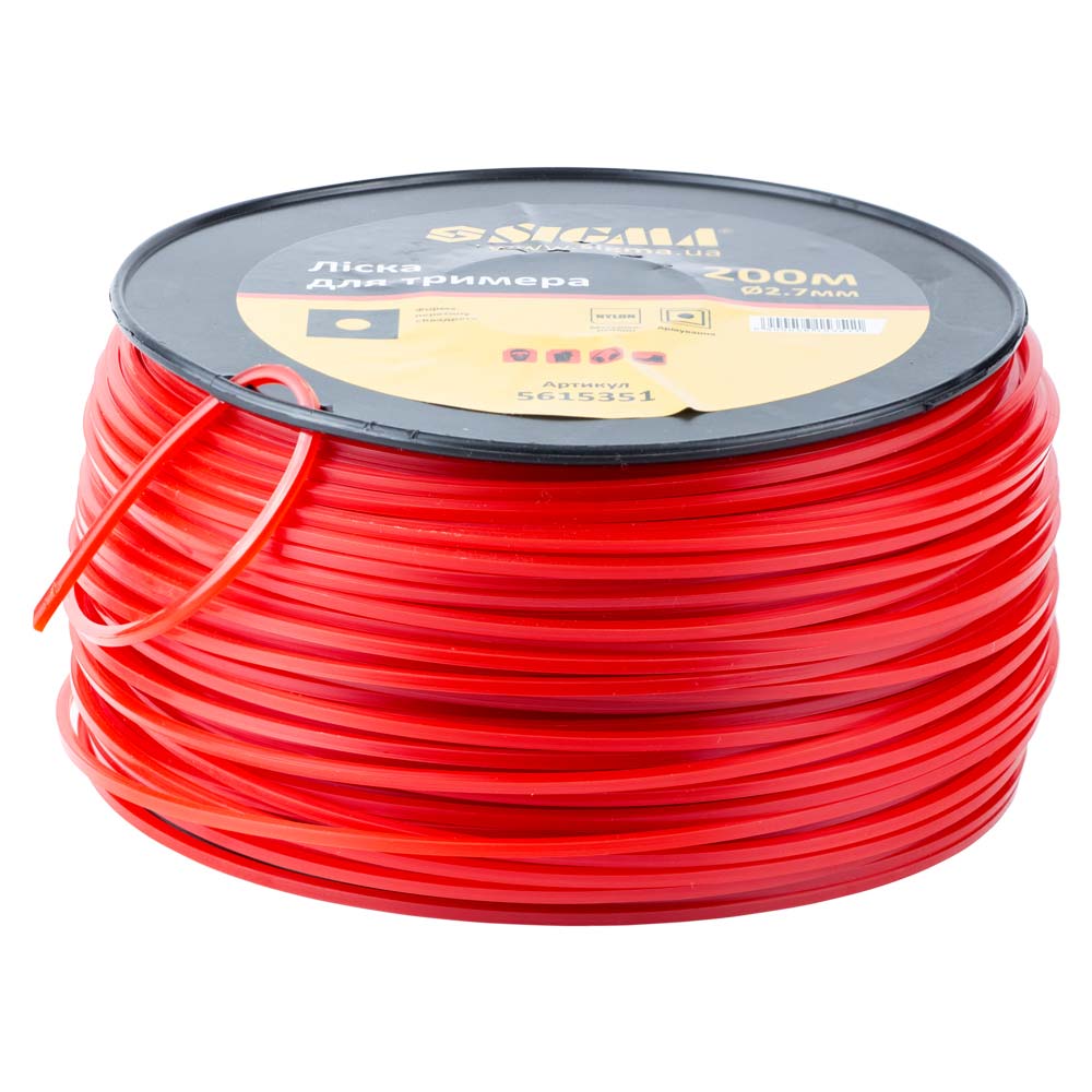 leska-sigma-dlia-trimmera-armirovannyi-kvadrat-2-7mm-200m-katushka-5615351