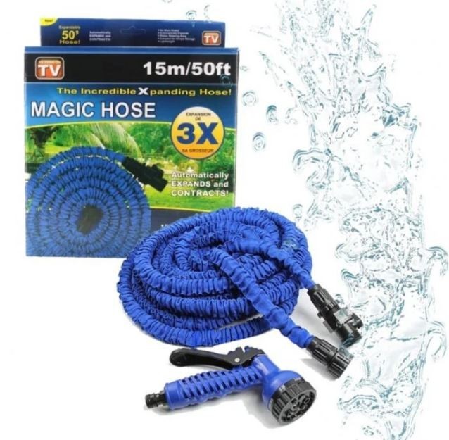 shlang-sadovyi-polivochnyi-magic-hose-xhose-15-m-i-nasadka-raspylitel-sinii